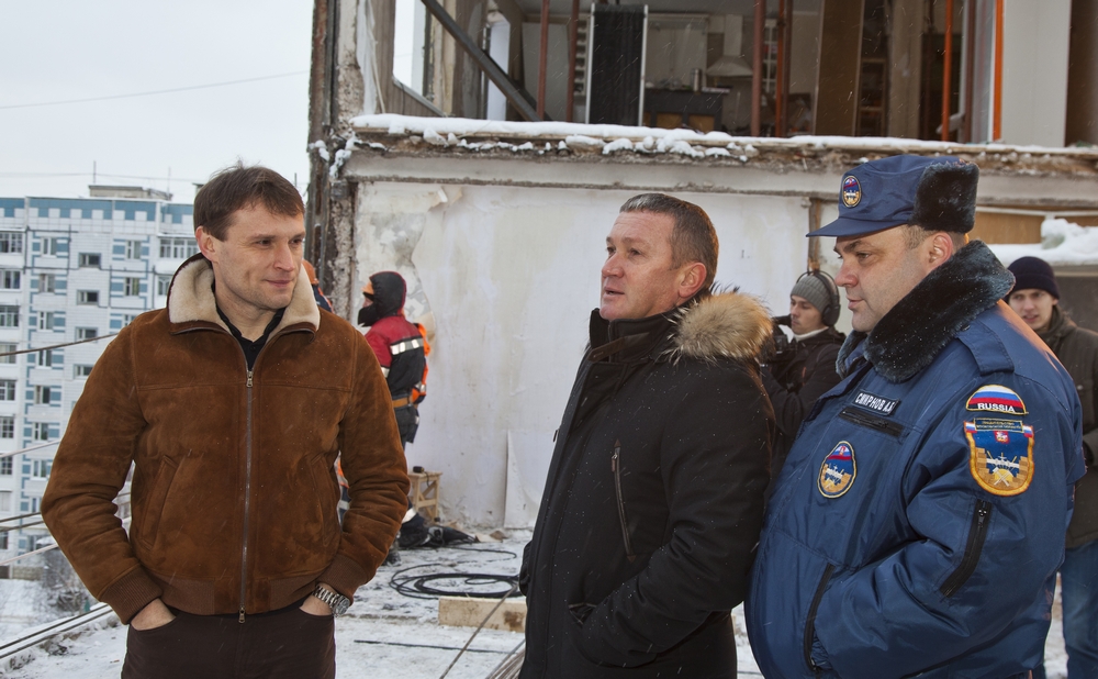 Герман Елянюшкин и Сергей Пахомов совершили объезд строящихся объектов района